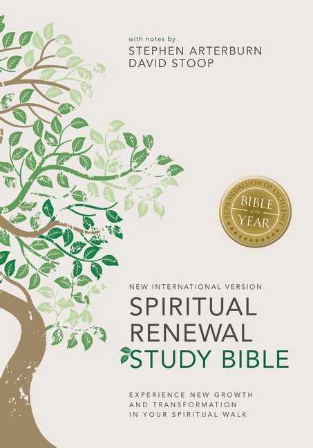 NIV Spiritual Renewal Study Bible-Hardcover