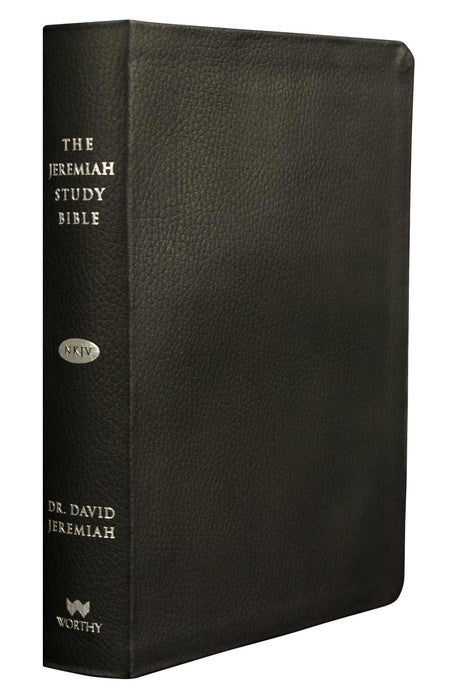 NKJV Jeremiah Study Bible-Black Genuine Leather Indexed