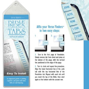 Bible Tab-Verse Finders-Horizontal-Thin Pack-Soft