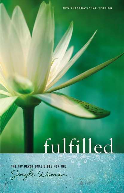 NIV Fulfilled: Devotional Bible For Single Women-Hardcover