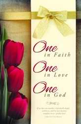 Bulletin-One In Faith Love God (Pack Of 100) (Pkg-100)