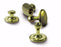 Clerical-Clergy Collar Studs-Gold (Pack of 4) (Pkg-4)