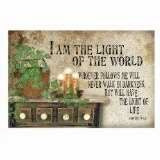 Canvas-Light Of the World (Radiance Lighted) (16 x