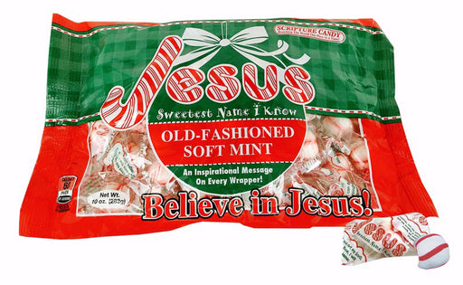 Candy-Jesus Sweetest Name... Soft Peppermint (10 Oz Bag)