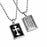 Span-Necklace-Deluxe Shield Cross Black Graphite-Through Christ (Mens)-20"