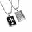 Span-Necklace-Deluxe Shield Cross Black Graphite-Man Of God (Mens)-24"