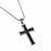 Span-Necklace-Black Iron Cross-I Know (Mens)-20" Chain