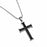 Span-Necklace-Black Iron Cross-No Weapon (Mens)-20" Chain