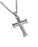 Span-Necklace-Silver Iron Cross-Psalm 23 (Mens)-20" Chain