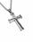 Span-Necklace-Silver Iron Cross-By His Blood (Mens)-24" Chain