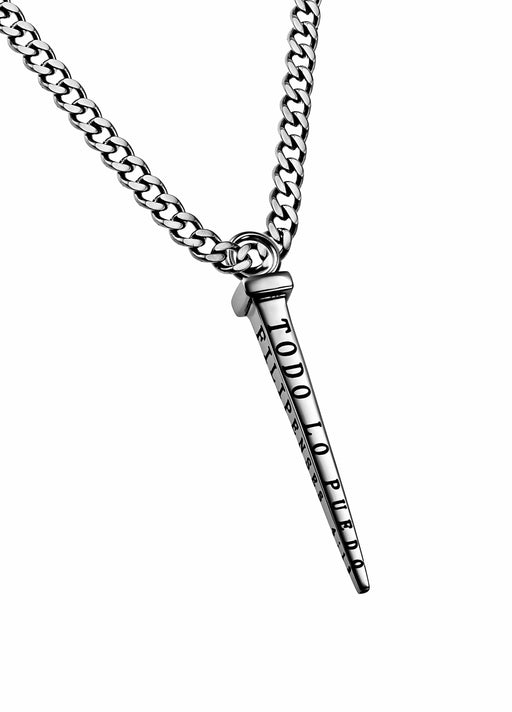 Span-Necklace-Nail-Christ My Strength (Mens)-24" Chain