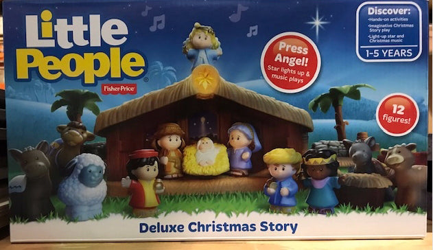 Toy-Little People Nativity Play Set (12 Figures-Total Of 18 Pieces)