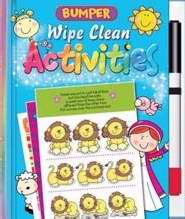 Bumper Wipe Clean W/ Marker Activity Book