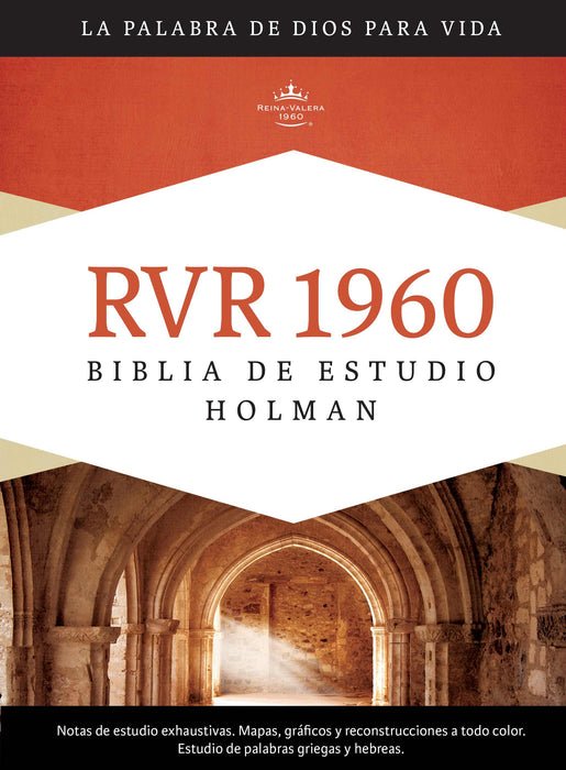 Span-RVR 1960 Holman Study Bible (Full Color)-Hardcover Indexed