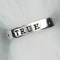 Ring-True Love Waits (Sterling Silver) (Size  5)