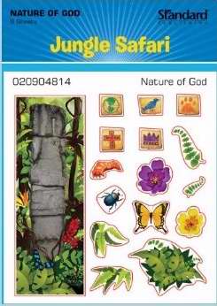 VBS-Jungle Safari-Nature Of God Stickers (Pack Of 6) (Pkg-6)