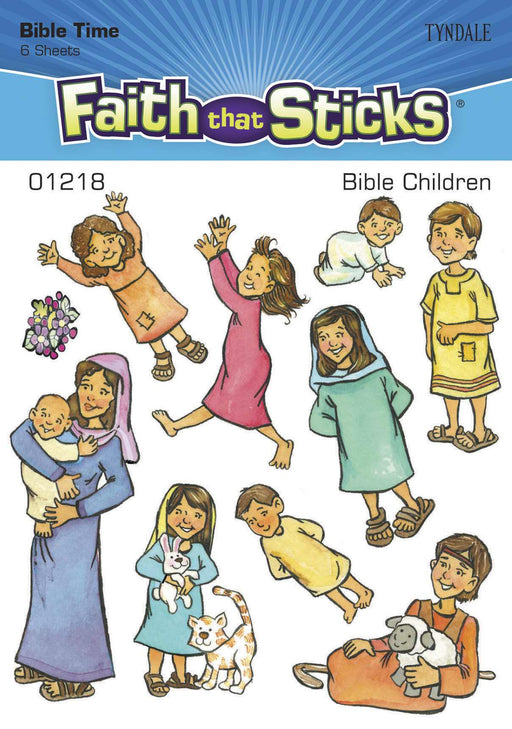 Sticker-Bible Children (6 Sheets) (Faith That Sticks)