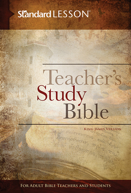 KJV Standard Lesson Teachers Study Bible-Hardcover