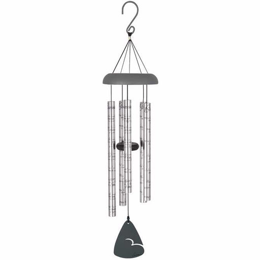 Wind Chime-Sonnet-Irish Blessing-Silver/Brown (30")