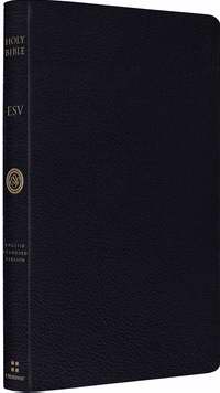 ESV Heirloom Thinline Bible-Black Calfskin