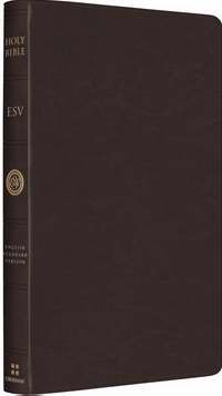 ESV Heirloom Thinline Bible-Brown Goatskin