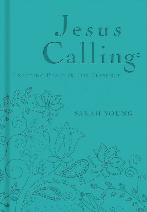 Jesus Calling (Deluxe Edition)-Teal LeatherSoft