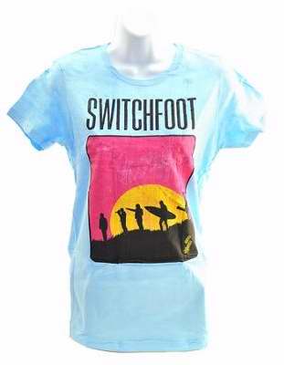 Tee Shirt-Switchfoot (Womens)-Large-Blue