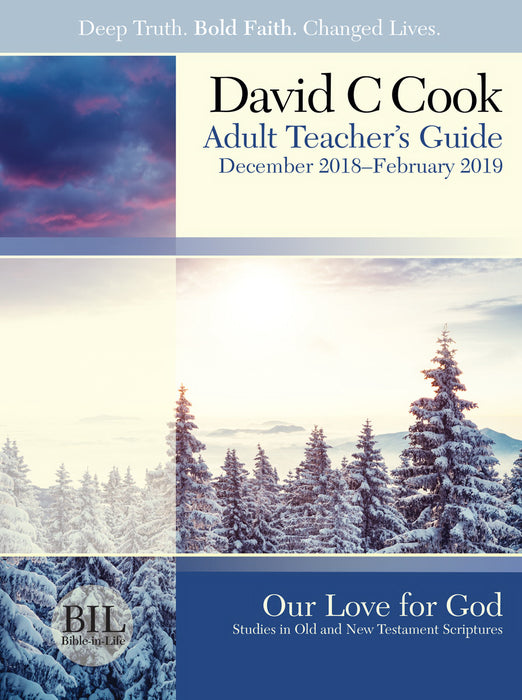 Bible-In-Life/Reformation Press Winter 2018-2019: Adult Comprehensive Bible Study Teacher's Guide (#1080)