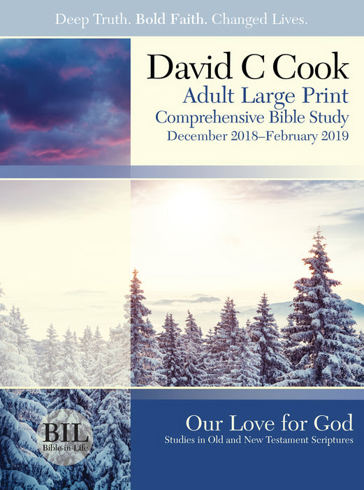 Bible-In-Life/Reformation Press Winter 2018-2019: Adult Comprehensive Bible Study Student Book Large Print (#1087)