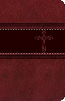 CEB Compact Single Column Bible-Red DecoTone