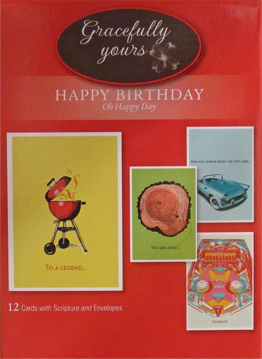 Card-Boxed-Birthday-Oh Happy Day #119 (Box Of 12)