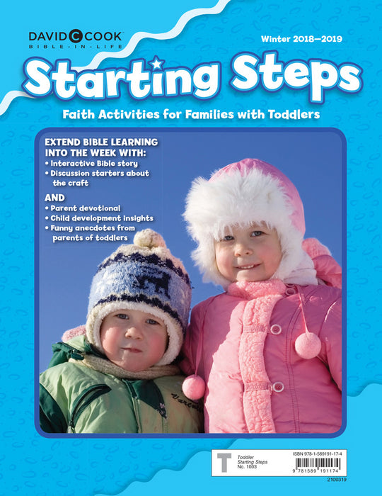 Bible-In-Life/Echoes/Reformation Press Winter 2018-2019: Toddler/2 Starting Steps (Craft/Take-Home) (#1003,5003)