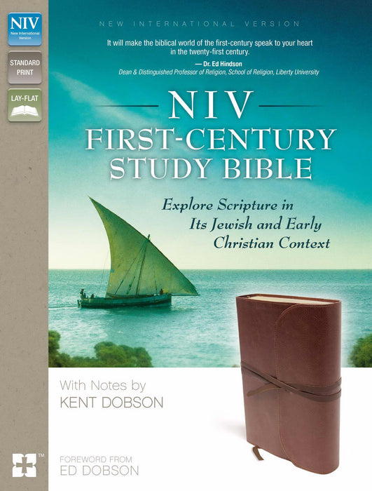 NIV First Century Study Bible-Brown Duo-Tone