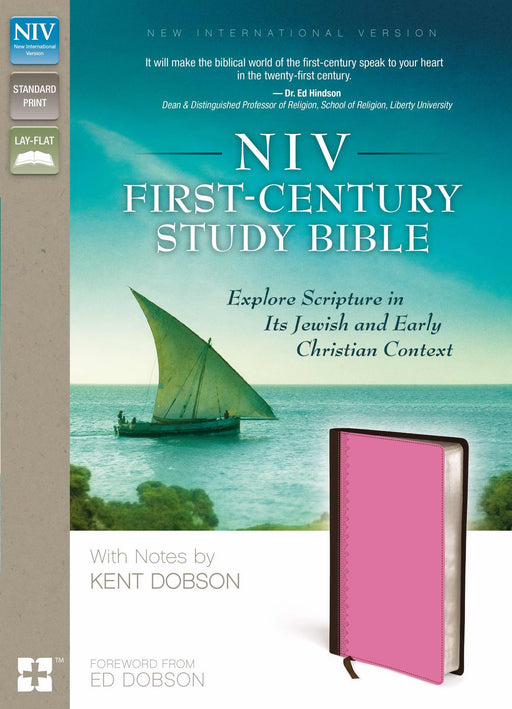 NIV First Century Study Bible-Chocolate/Orchid Duo-Tone