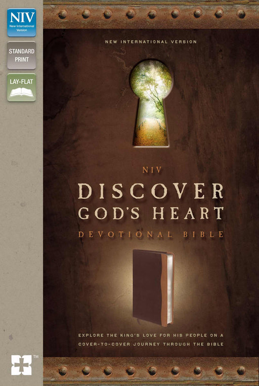 NIV Discover God's Heart Devotional Bible-Chocolate/Caramel Duo-Tone