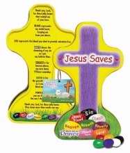 Candy-Jelly Bean Prayer Cross Tin w/Hangtag (1.25 Oz)