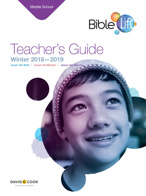 Bible-In-Life Winter 2018-2019: Middle School Teacher's Guide (#1060)