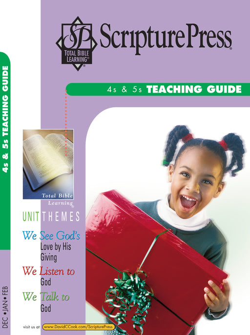 Scripture Press Winter 2018-2019: 4s & 5s Teaching Guide (#4020)