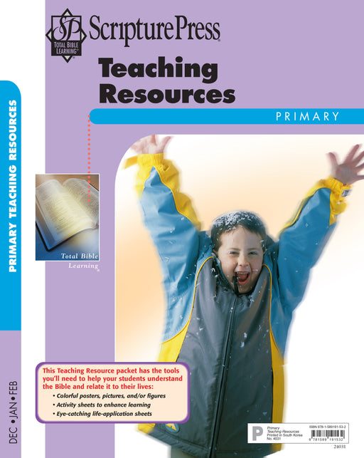 Scripture Press Winter 2018-2019: Primary Teaching Resources (#4031)