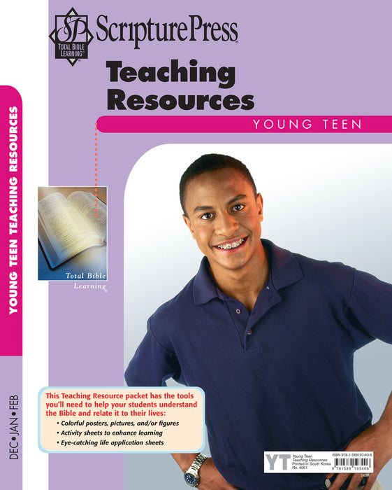Scripture Press Winter 2018-2019: Young Teen Teaching Resources (#4061)