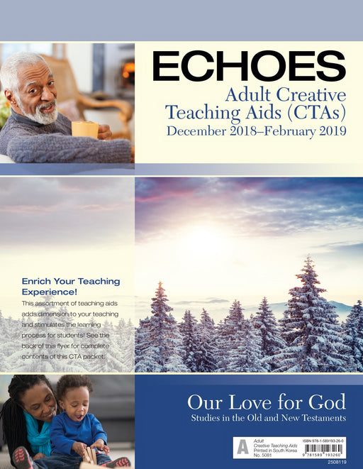 Echoes Winter 2018-2019: Adult Comprehensive Bible Study Creative Teaching Aids (#5081)