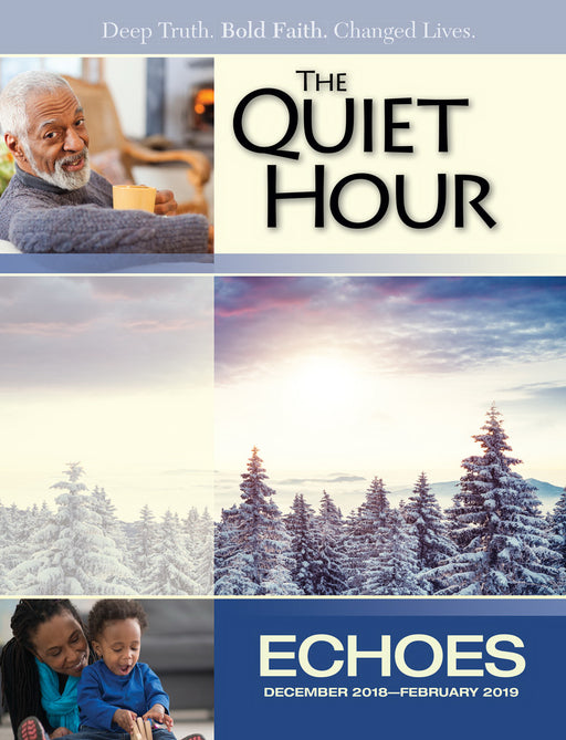 Echoes Winter 2018-2019: Adult Comprehensive Bible Study Quiet Hour (Devotional Guide)  (#5085)