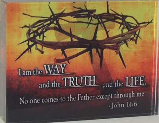 Crystal Block-Way Truth Life-John 14:6