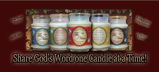 ~Rack Card-Share Gods Word One Candle At A Time (4" x 9")