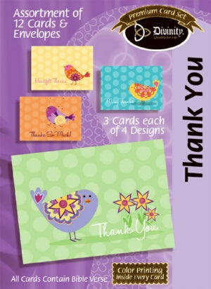Thank You (Bird) Boxed Cards