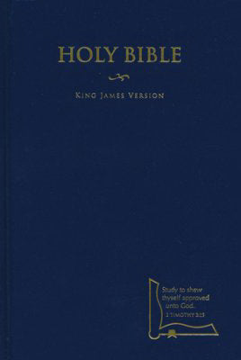 KJV Drill Bible-Blue Hardcover