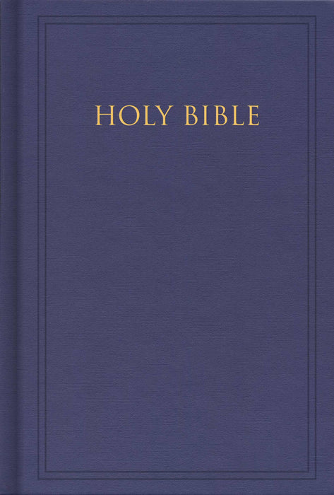 KJV Pew Bible-Blue Hardcover