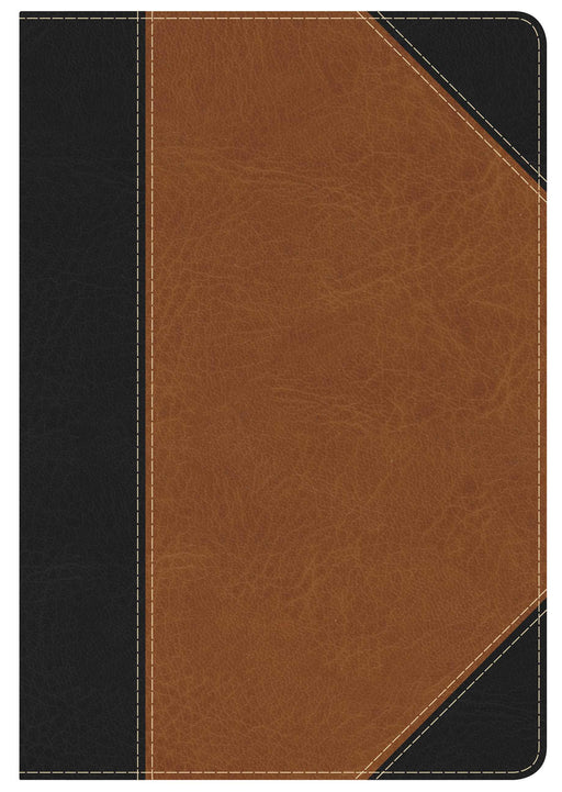 KJV Study Bible/Personal Size (Full Color)-Black/Tan LeatherTouch
