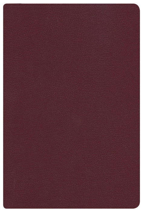 Span-RVR 1960 Hand Size Giant Print Reference Bible-Burgundy Imitation Leather (Repack)
