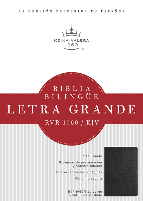 Span-RVR 1960/KJV Large Print Bilingual Bible-Hardcover (Repack)